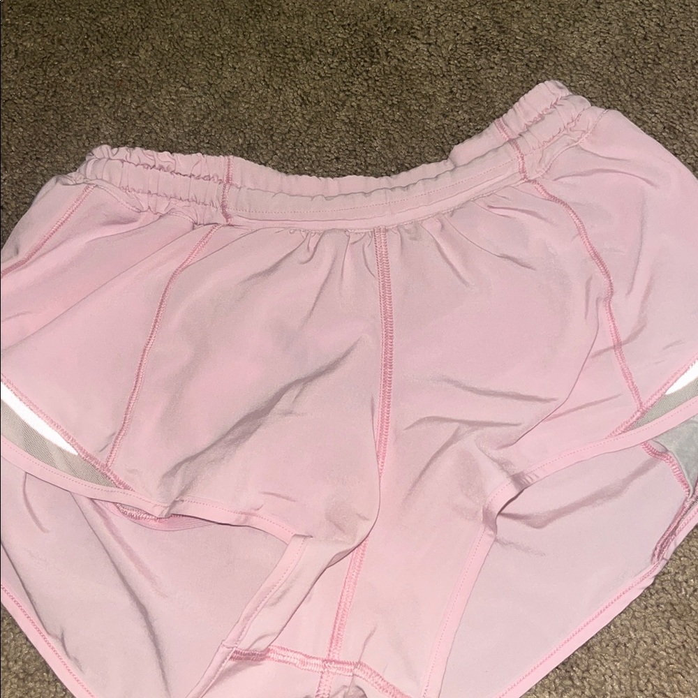 Lululemon Pale Pink Athletic Shorts